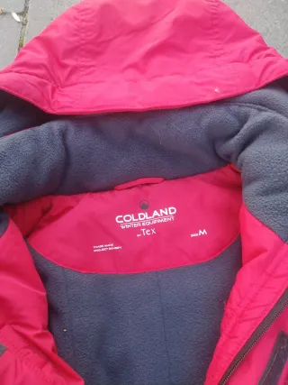 Conjunto Chaqueta y Pantalón Nieve Rojo Talla M/L