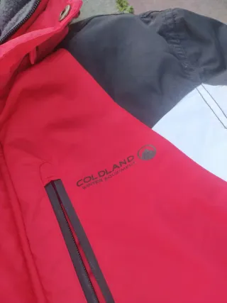 Conjunto Chaqueta y Pantalón Nieve Rojo Talla M/L