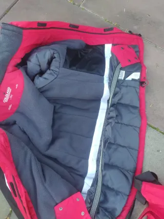 Conjunto Chaqueta y Pantalón Nieve Rojo Talla M/L