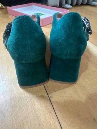 Zapatos de tacón ALMA EN PENA verdes