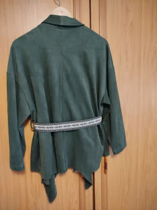 Chaqueta Amichi Verde Talla S Con bolsillos