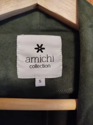 Chaqueta Amichi Verde Talla S Con bolsillos