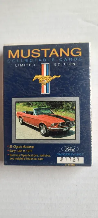 Mustang Collectable Cards Limited Edition