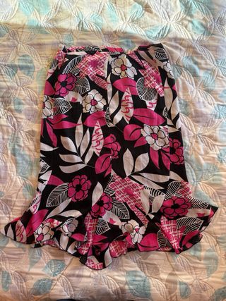 Falda estampada floral
