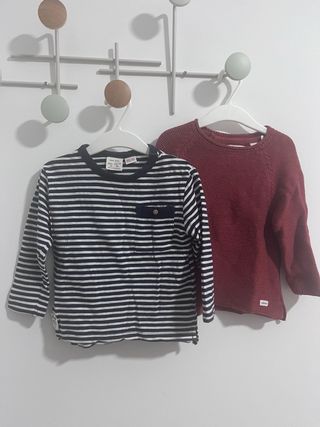 Lote 2 Ropa Infantil Zara: Jersey y Camiseta