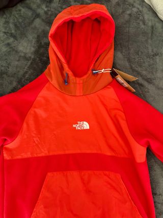 Sudadera The North Face Naranja y Roja