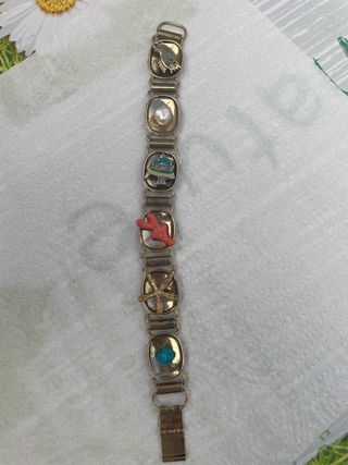 Pulsera Bimba y Lola dorada con charms