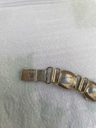 Pulsera Bimba y Lola dorada con charms