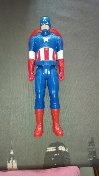 Figura Capitán América. Muñeco Articulado.