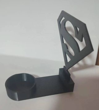 Portacandele Superman Metallo Nero