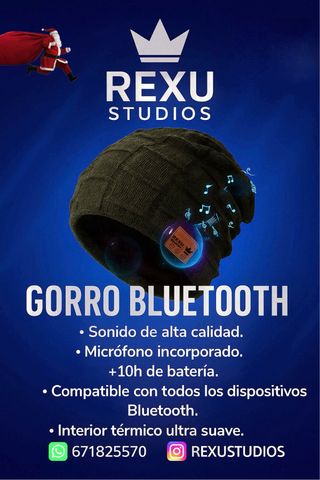 Gorro con Bluetooth REXU Studios.