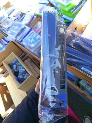 PlayStation 2 PS2 Sony nera /Argento