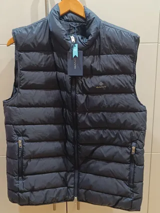 Chaleco Gant Azul Talla L