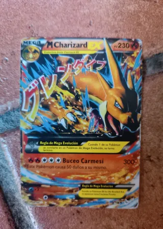 Pack 3 Cartas Pokémon MCharizard EX