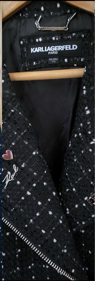 Chaqueta tweed Karl Lagerfeld Paris XXL