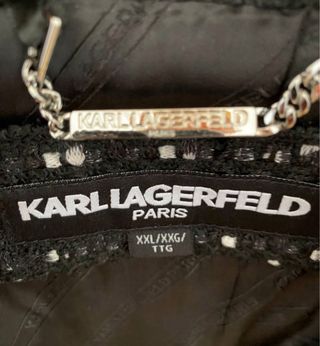 Chaqueta tweed Karl Lagerfeld Paris XXL