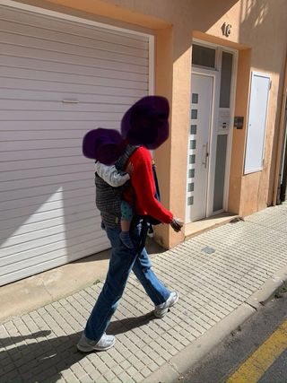 Mochila Portabebé Boba x Denim Rain