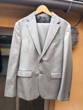 Traje Zara Americana + Pantalón  Color verde claro