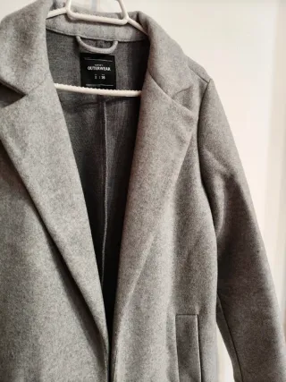 Abrigo Lefties Gris y Azul Talla S