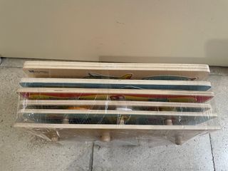 Lote de 6 puzzles de madera en muy buen estado