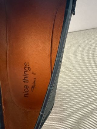 Zapatos de piel mujer negros