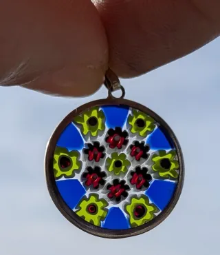 Colgante cristal de murano