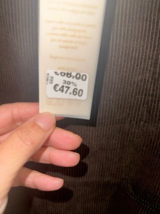 Salopette marrone in velluto a coste