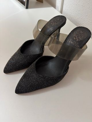 Zapatos Vince Camuto Negros Brillantes