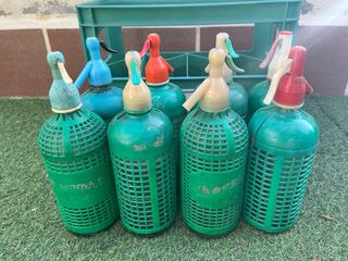 Caja de sifones verde