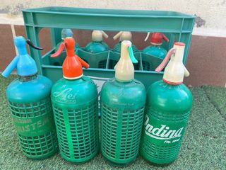 Caja de sifones verde