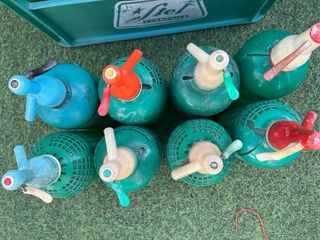 Caja de sifones verde