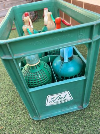 Caja de sifones verde