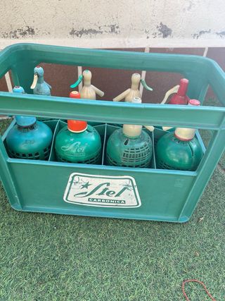 Caja de sifones verde