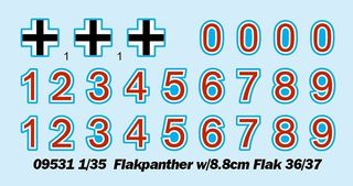 Maqueta Trumpeter Flakpanther 8.8cm Flak 36/37