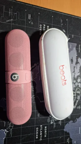 Altoparlante Bluetooth Beats Rosa e Bianco