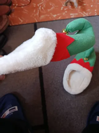 Zapatillas Navideñas de Elfo