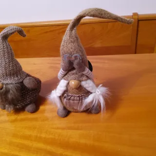 2 Gnomi della fortuna decorativi