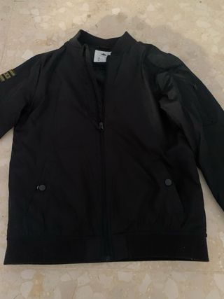Chaqueta bomber niño negra T.13/14