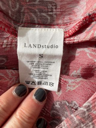 Vestido maxi estampado floral rojo