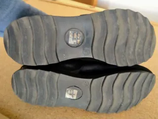 Botines negros con pedrería talla 41