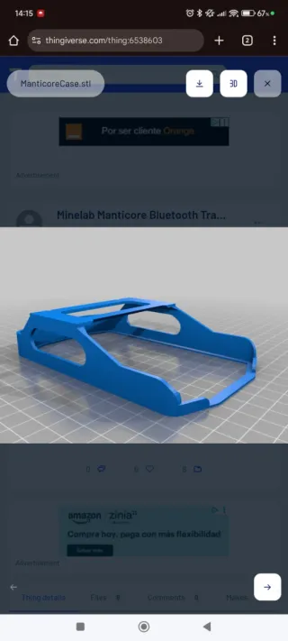 Protector PDA Minelab Manticore