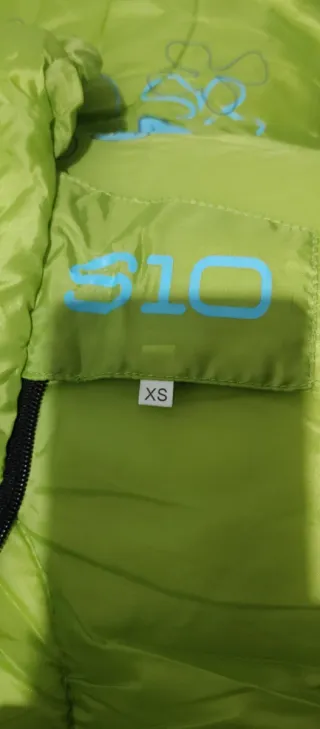 Saco de dormir verde XS