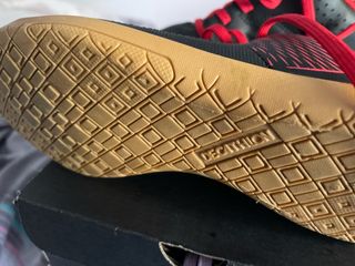 Zapatillas fútbol sala Decathlon Negras Rojas