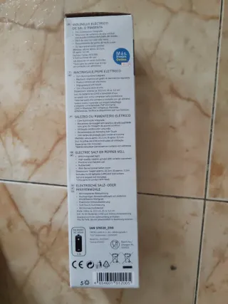 Molinillo Eléctrico Sal/Pimienta SilverCrest