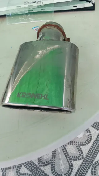 Cola de escape cromada KRAWEHL