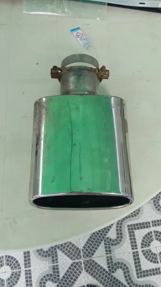 Cola de escape cromada KRAWEHL