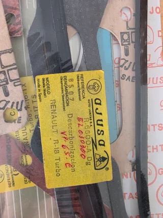 Kit juntas Renault 18 Turbo