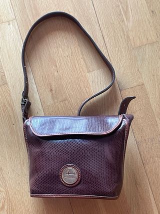 Bolso Lancel vintage piel marrón