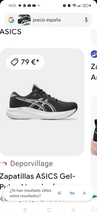Zapatillas Asics Negras y Rosas