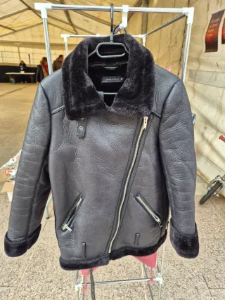 Abrigo Zara Negro Talla Xs